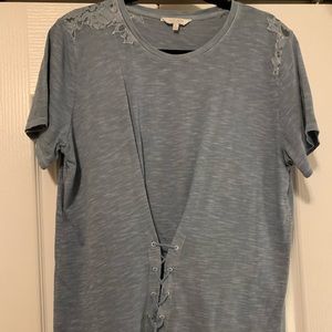NWOT Lucky Brand Corset Waist Top